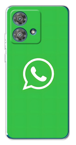Чехол с печатью "Лого Вацап" для Motorola Edge 40 Neo