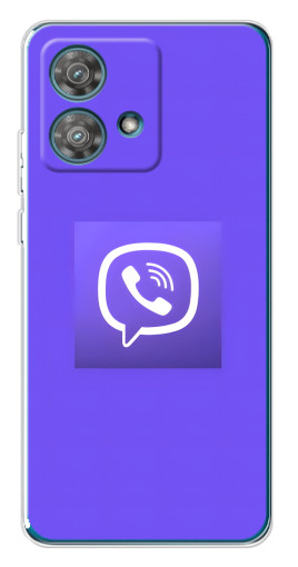 Чехол с принтом "Лого Viber" для Motorola Edge 40 Neo