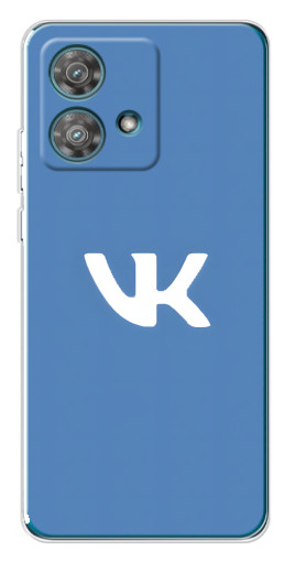 Чехол с картинкой "Лого ВК" для Motorola Edge 40 Neo