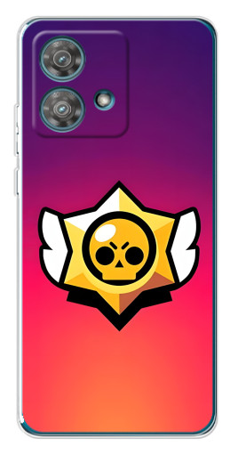 Чехол с картинкой "Логотип Brawl Stars" для Motorola Edge 40 Neo