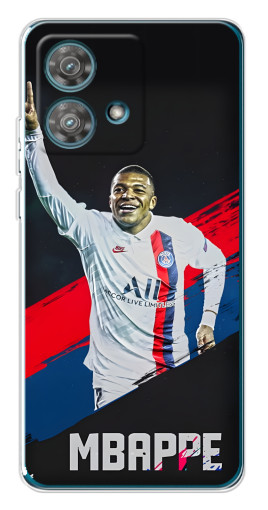 Чехол с картинкой "Mbappe в ПСЖ" для Motorola Edge 40 Neo