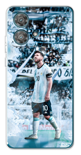 Чехол с печатью "Месси в Аргентине" для Motorola Edge 40 Neo