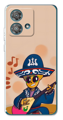 Чехол с печатью "Музыкант Poco" для Motorola Edge 40 Neo