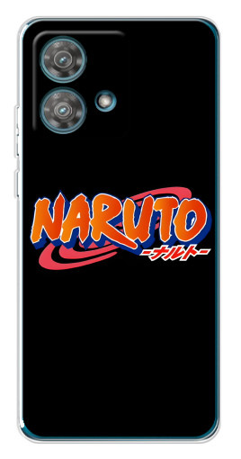Чехол с картинкой "Надпись Naruto" для Motorola Edge 40 Neo