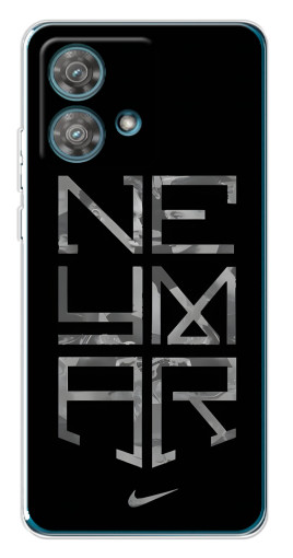 Силиконовый чехол с изображением "Neymar nike" для Motorola Edge 40 Neo