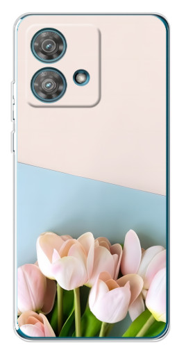Чехол с принтом "Нежные тюльпаны" для Motorola Edge 40 Neo