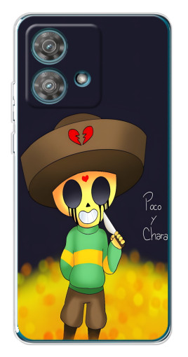 Чехол с принтом "Poco y Chara" для Motorola Edge 40 Neo