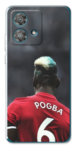Силиконовый чехол с изображением "Pogba 6" для Motorola Edge 40 Neo