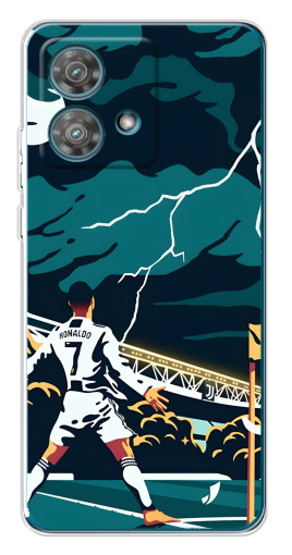 Чехол с картинкой "Ronaldo празднование" для Motorola Edge 40 Neo