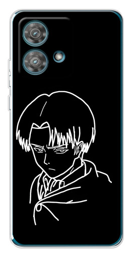 Чехол с картинкой "Силуэт Леви" для Motorola Edge 40 Neo