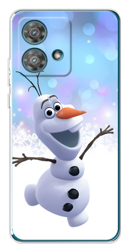 Чехол с печатью "Снеговик Олаф" для Motorola Edge 40 Neo