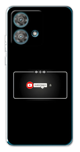 Чехол с принтом "subscribed" для Motorola Edge 40 Neo