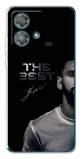 Чехол с картинкой "The Best Messi" для Motorola Edge 40 Neo