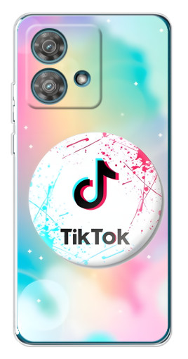 Чехол с печатью "TikTok принт" для Motorola Edge 40 Neo