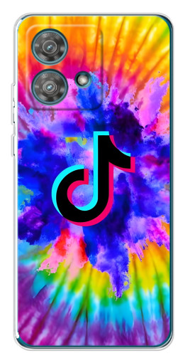 Чехол с печатью "TikTok в красках" для Motorola Edge 40 Neo