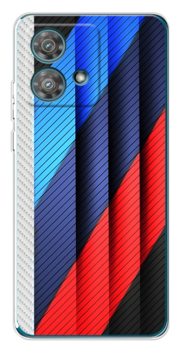 Чехол с картинкой "Цвета лого БМВ" для Motorola Edge 40 Neo