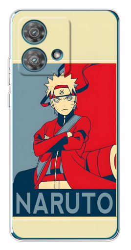 Силиконовый чехол с изображением "Удзумаки Naruto" для Motorola Edge 40 Neo