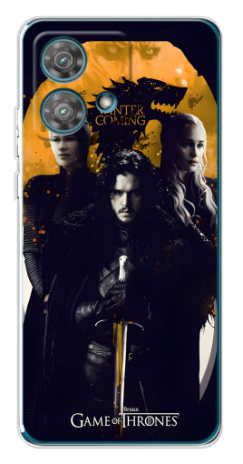 Чехол с печатью "Winter Coming" для Motorola Edge 40 Neo