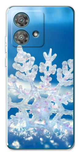 Чехол с печатью "Яркая снежинка" для Motorola Edge 40 Neo