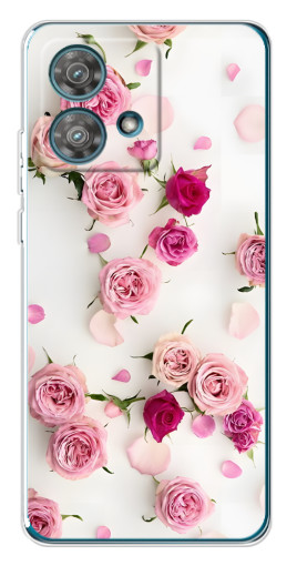 Чехол с принтом "Яркие розы" для Motorola Edge 40 Neo