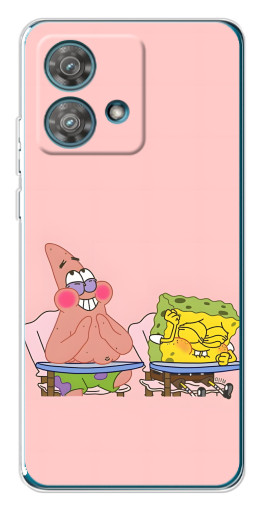 Чехол с картинкой "За партой" для Motorola Edge 40 Neo