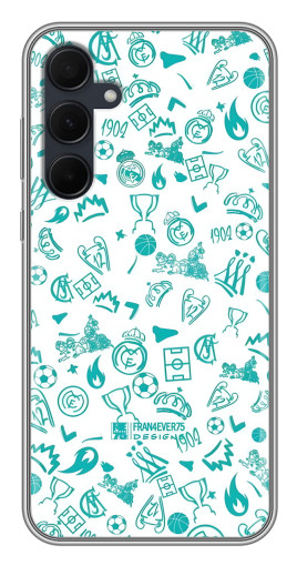 Силиконовый чехол с изображением "Атрибутика Real Madrid" для Samsung Galaxy A35 (5G)
