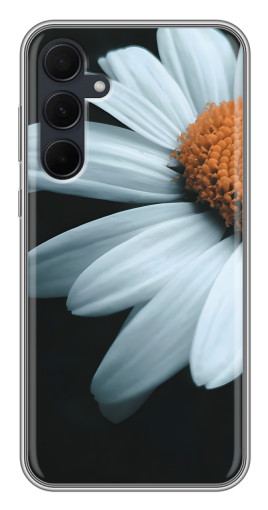 Силиконовый чехол с изображением "Белая ромашка" для Samsung Galaxy A35 (5G)