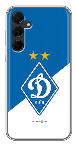 Чехол с картинкой "Бело-синий Динамо" для Samsung Galaxy A35 (5G)