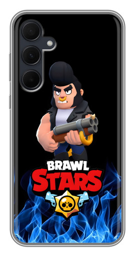 Чехол с принтом "Булл в огне" для Samsung Galaxy A35 (5G)