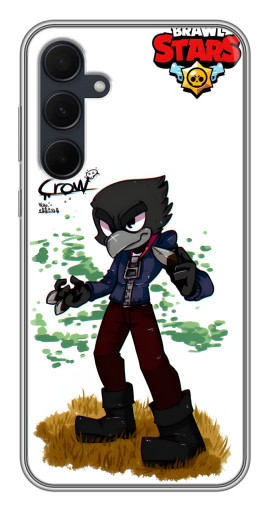 Чехол с картинкой "Crow" для Samsung Galaxy A35 (5G)