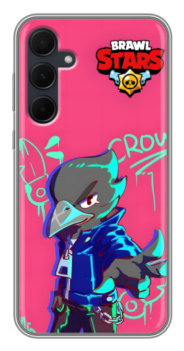 Силиконовый чехол с изображением "Crow Asassin" для Samsung Galaxy A35 (5G)