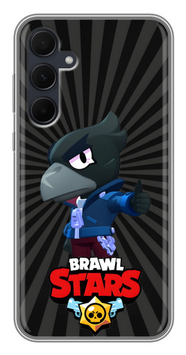 Чехол с картинкой "Crow Brawl Stars" для Samsung Galaxy A35 (5G)