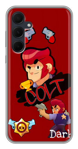 Силиконовый чехол с изображением "Dark Colt" для Samsung Galaxy A35 (5G)