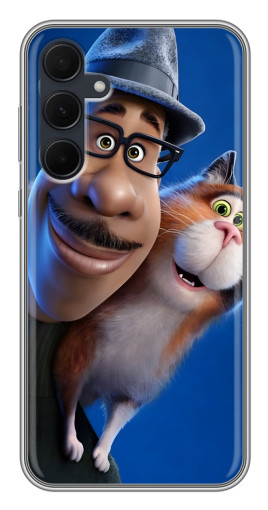 Чехол с печатью "Джо и кот" для Samsung Galaxy A35 (5G)