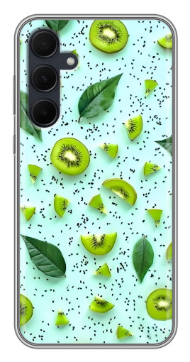 Силиконовый чехол с изображением "Фон киви" для Samsung Galaxy A35 (5G)