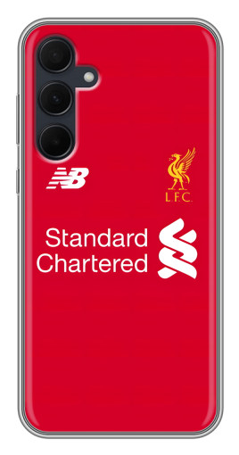 Силиконовый чехол с изображением "Форма Liverpool" для Samsung Galaxy A35 (5G)