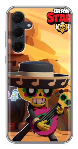 Чехол с принтом "Гитарист Poco" для Samsung Galaxy A35 (5G)