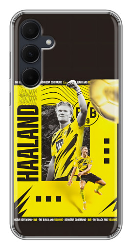 Силиконовый чехол с изображением "Golden Haaland" для Samsung Galaxy A35 (5G)