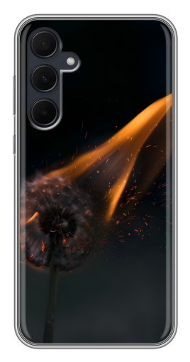 Чехол с печатью "Горящий одуванчик" для Samsung Galaxy A35 (5G)