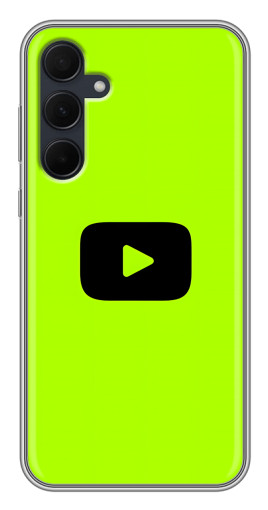 Чехол с картинкой "Кнопка Ютуба" для Samsung Galaxy A35 (5G)
