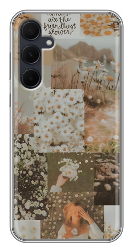 Чехол с печатью "Коллаж ромашек " для Samsung Galaxy A35 (5G)