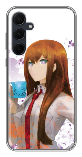 Силиконовый чехол с изображением "Курису с чашкой" для Samsung Galaxy A35 (5G)