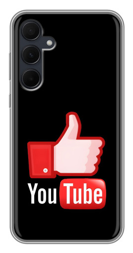 Чехол с картинкой "Лайк YouTube" для Samsung Galaxy A35 (5G)