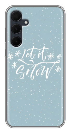 Чехол с принтом "Let it Snow" для Samsung Galaxy A35 (5G)