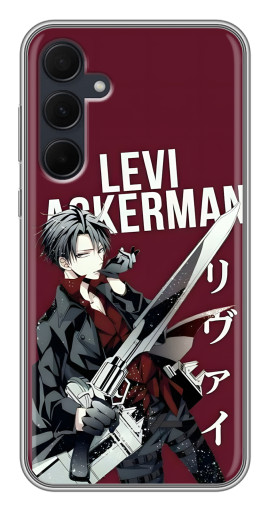Чехол с картинкой "levi Ackerman" для Samsung Galaxy A35 (5G)