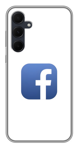 Чехол с печатью "Лого Фейсбук" для Samsung Galaxy A35 (5G)