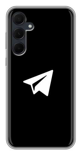 Чехол с печатью "Лого Телеграм" для Samsung Galaxy A35 (5G)