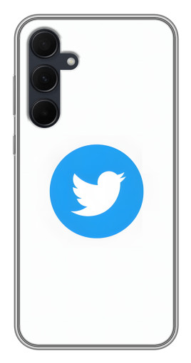 Чехол с печатью "Лого Твиттера" для Samsung Galaxy A35 (5G)