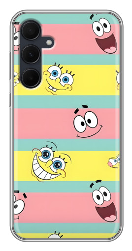 Чехол с принтом "Мордашки" для Samsung Galaxy A35 (5G)