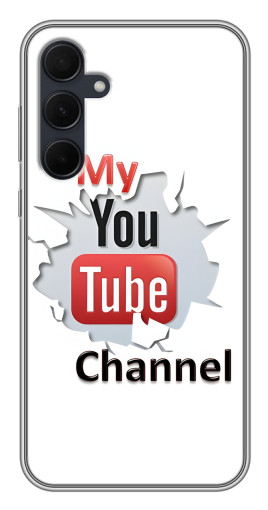 Чехол с картинкой "My YouTube" для Samsung Galaxy A35 (5G)